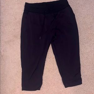 lululemon black studio crop pants